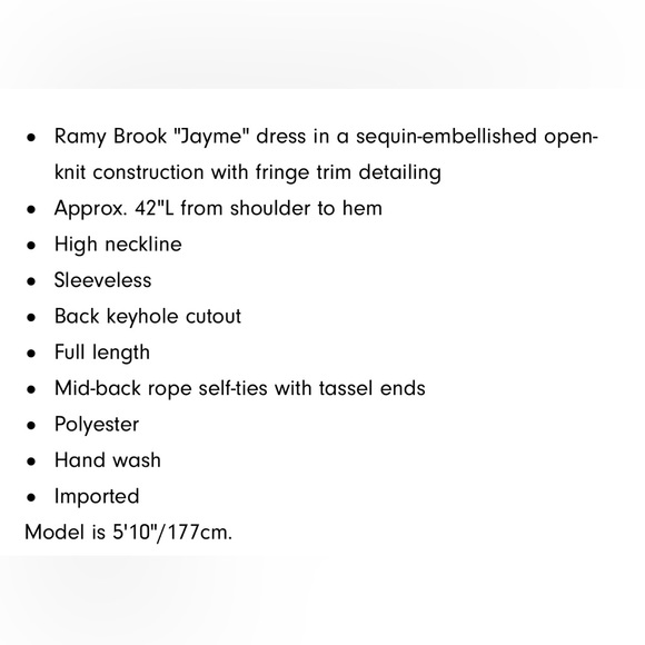 RAMY BROOK**Jayme Lavender Sequin Mesh Maxi Dress Swim Cover-Up***Small … - Picture 8 of 8